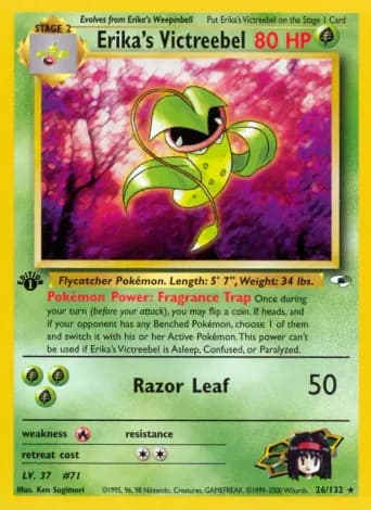 Erika's Victreebel Pokémon card #26