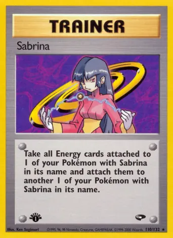 Sabrina Pokémon card #110