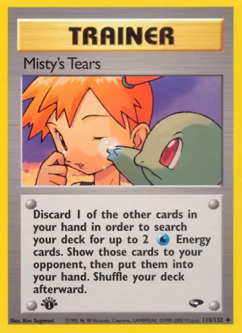 Misty's Tears Pokémon card #118