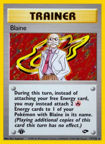 Blaine Pokémon card #17
