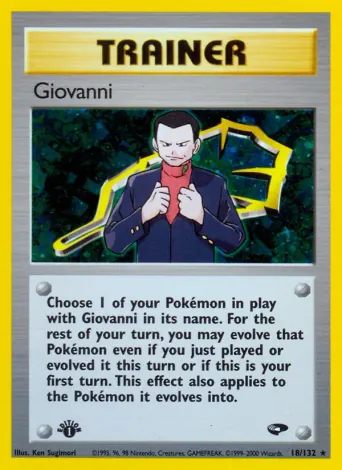Giovanni Pokémon card #18