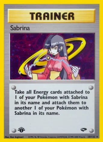 Sabrina Pokémon card #20