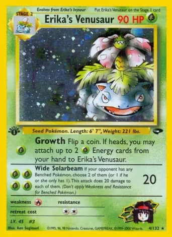 Erika's Venusaur Pokémon card #4