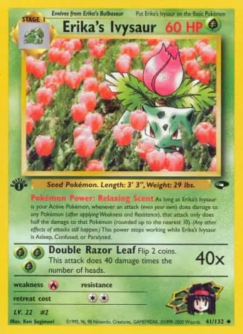 Erika's Ivysaur Pokémon card #41