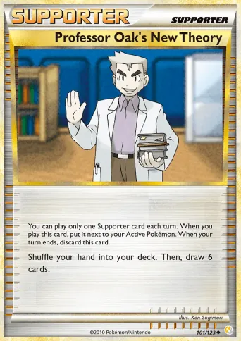 Professor Oak’s New Theory Pokémon card #101