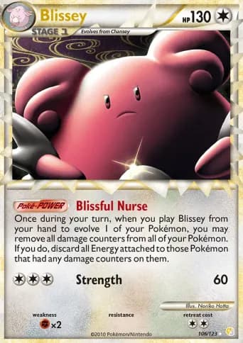Blissey Pokémon card #106
