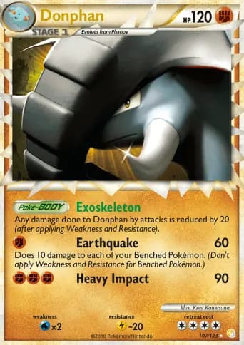 Donphan Pokémon card #107