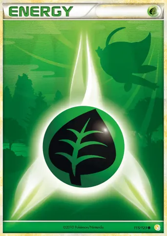 Grass Energy Pokémon card #115