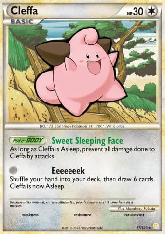 Cleffa Pokémon card #17