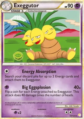 Exeggutor Pokémon card #18