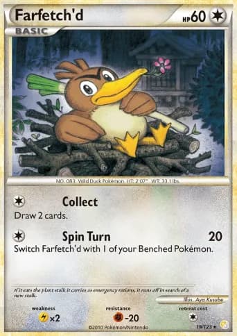 Farfetch’d Pokémon card #19