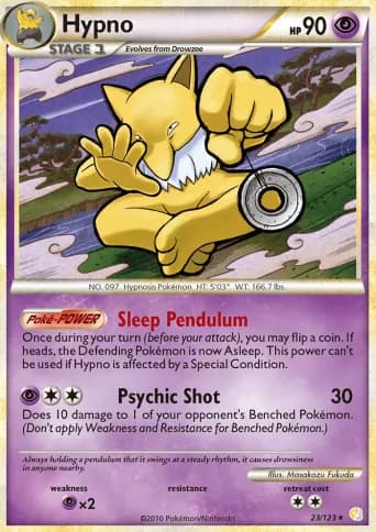 Hypno Pokémon card #23