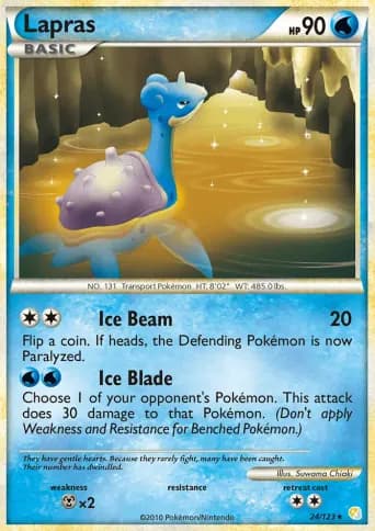 Lapras Pokémon card #24