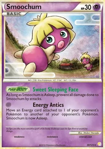 Smoochum Pokémon card #30