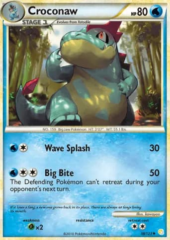 Croconaw Pokémon card #38