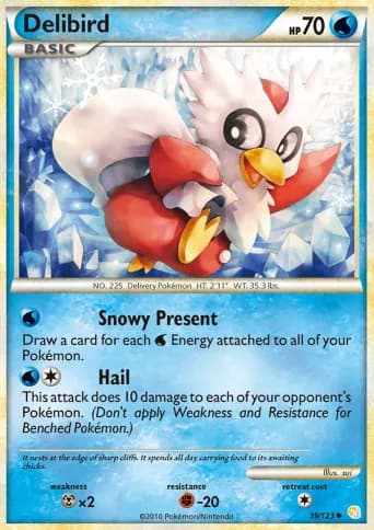 Delibird Pokémon card #39