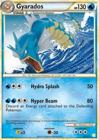 Gyarados Pokémon card #4