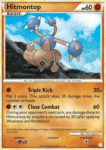 Hitmontop Pokémon card #5