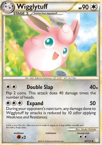 Wigglytuff Pokémon card #56