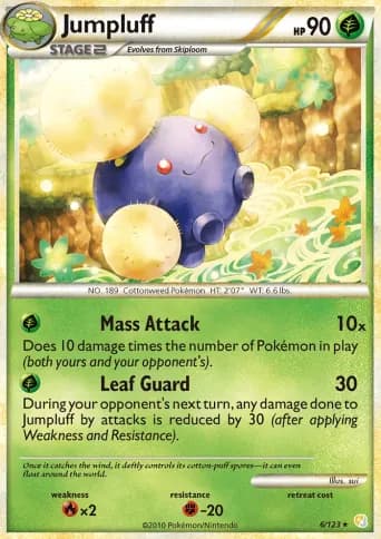 Jumpluff Pokémon card #6