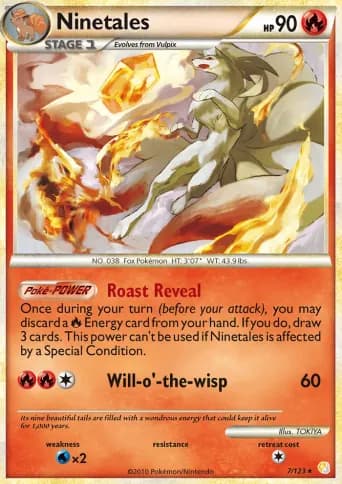 Ninetales Pokémon card #7