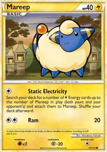 Mareep Pokémon card #73