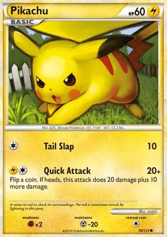 Pikachu Pokémon card #78