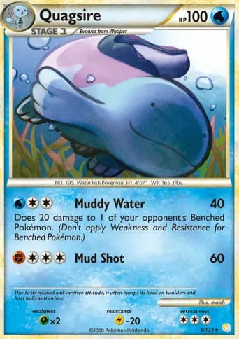 Quagsire Pokémon card #9