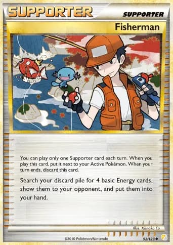 Fisherman Pokémon card #92