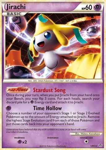 Jirachi Pokémon card #1