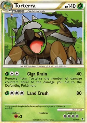 Torterra Pokémon card #10
