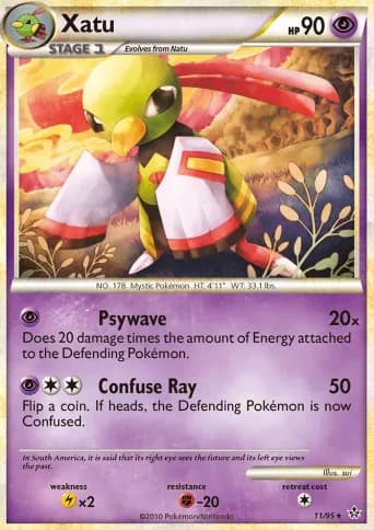 Xatu Pokémon card #11