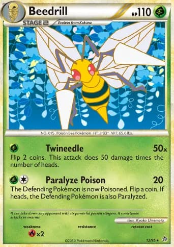 Beedrill Pokémon card #12