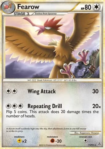 Fearow Pokémon card #15