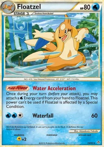 Floatzel Pokémon card #16