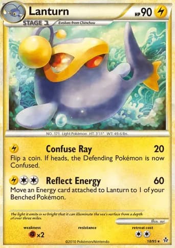 Lanturn Pokémon card #18