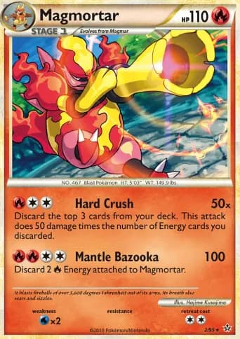 Magmortar Pokémon card #2