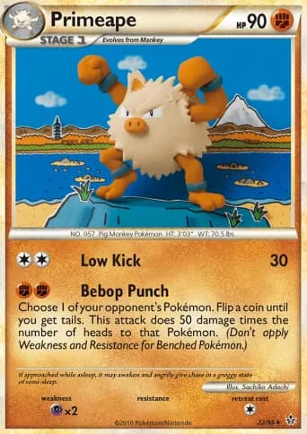 Primeape Pokémon card #22