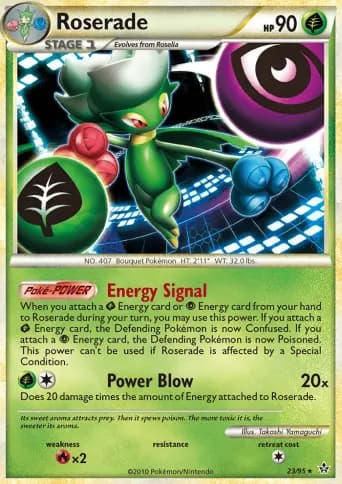 Roserade Pokémon card #23