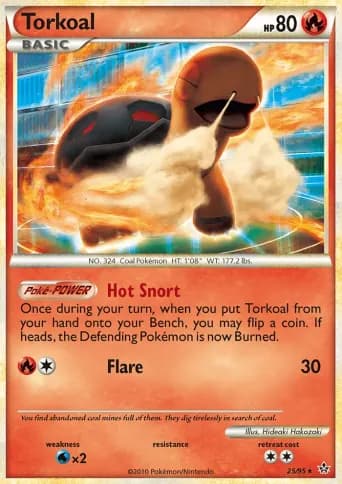 Torkoal Pokémon card #25