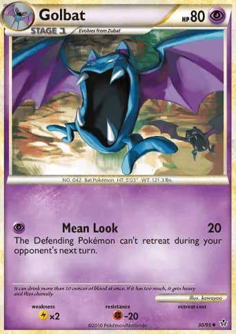 Golbat Pokémon card #30