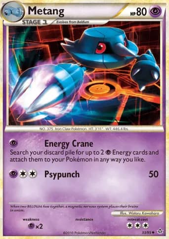 Metang Pokémon card #33