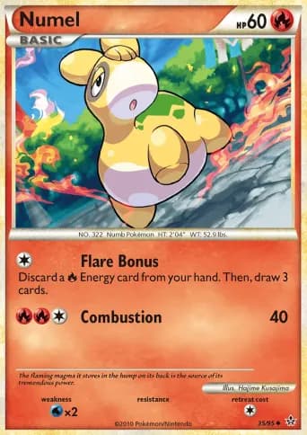 Numel Pokémon card #35