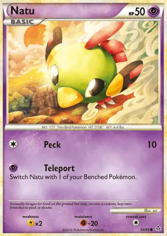 Natu Pokémon card #55