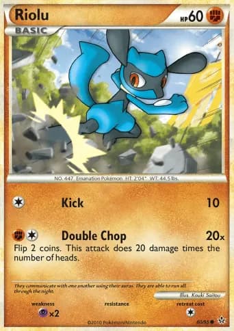 Riolu Pokémon card #60