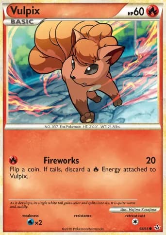 Vulpix Pokémon card #68