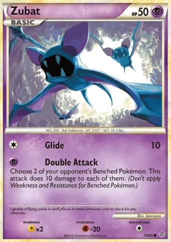 Zubat Pokémon card #70