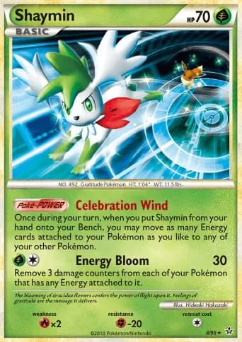 Shaymin Pokémon card #8