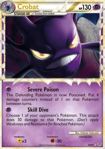 Crobat Pokémon card #84