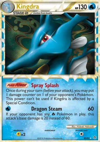 Kingdra Pokémon card #85
